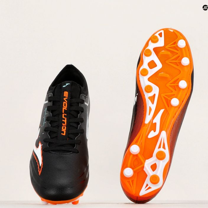 Men's Joma Evolution FG football boots black/orange 10