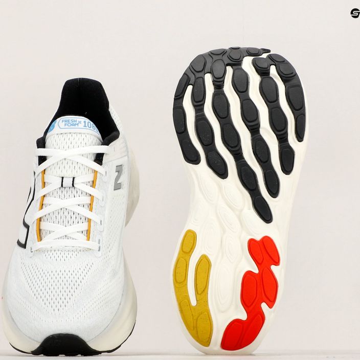 New Balance Fresh Foam X 1080 v13 white men's running shoes 8