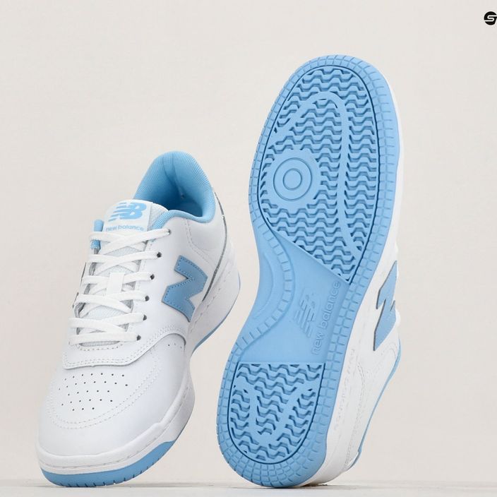 New Balance BB80 white/blue shoes 8
