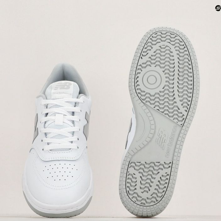 New Balance BB80 white/grey shoes 8
