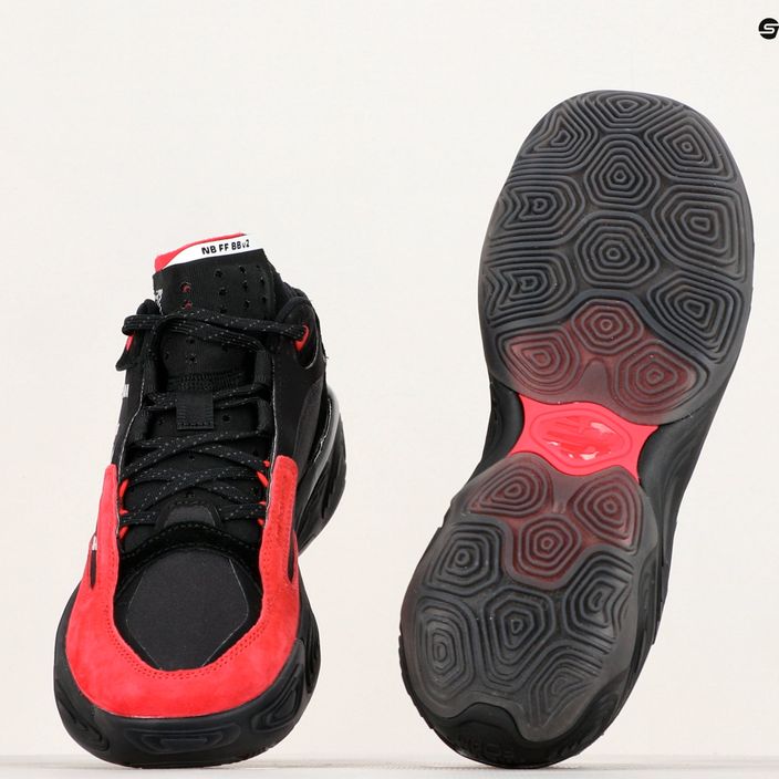 New Balance Fresh Foam BB v2 black/red basketball shoes 10