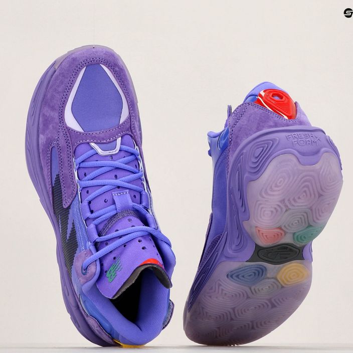 New Balance Fresh Foam BB v2 purple basketball shoes 11