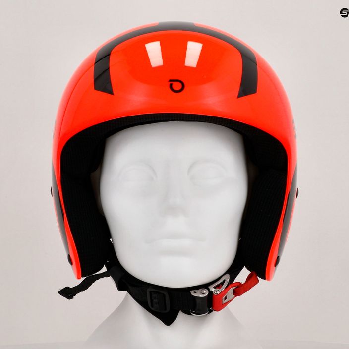 Children's ski helmet Briko Vulcano FIS 6.8 JR shiny orange/black 8