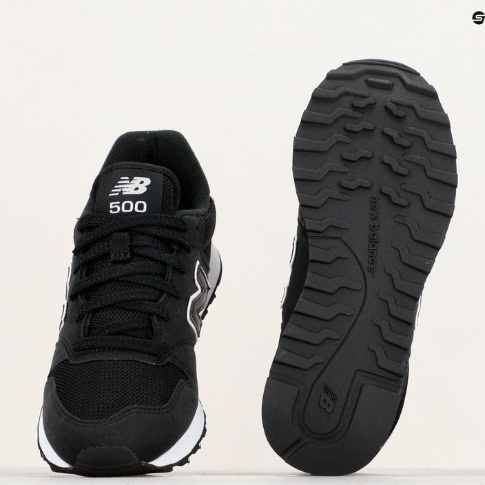 New Balance men's shoes GM500 black NBGM500EB2 8