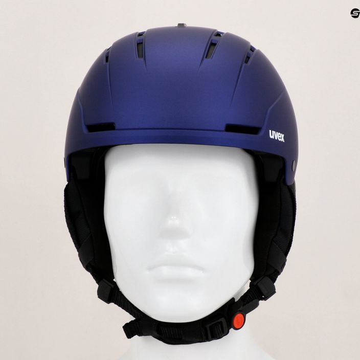 Ski helmet UVEX Stance Mips purple bash/black matt 12
