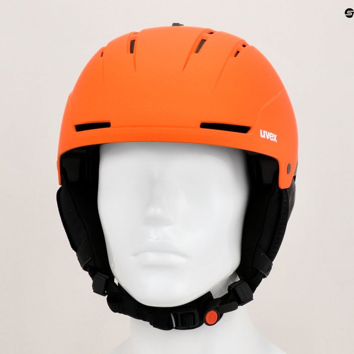 UVEX Stance Mips ski helmet fierce red/black matt 12