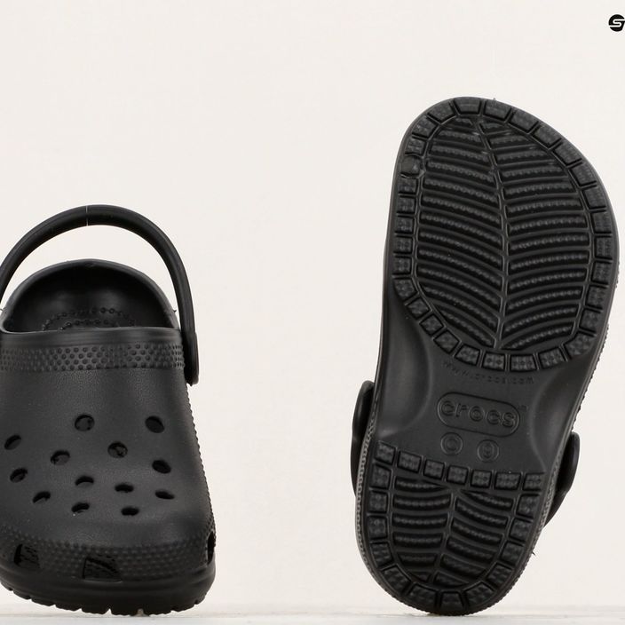 Crocs Classic Clog T black children's flip-flops 11