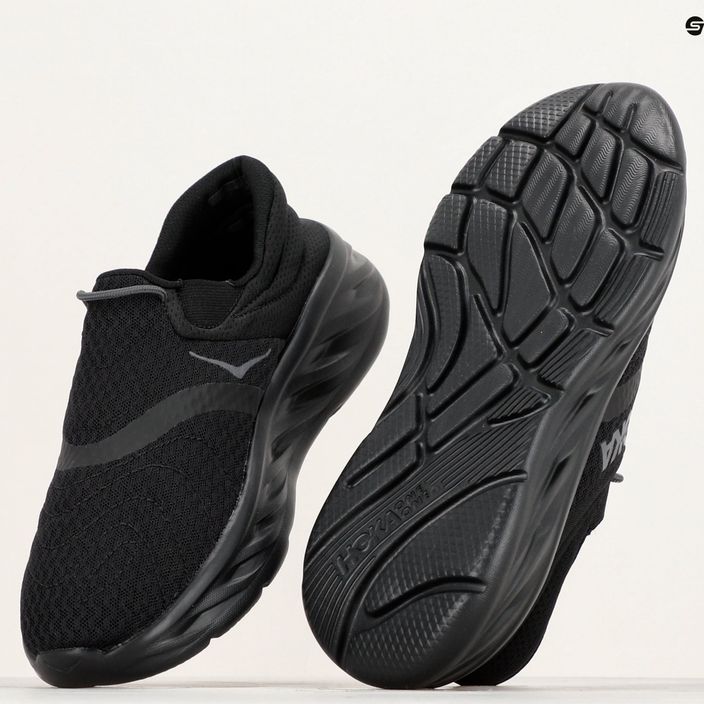 Men's HOKA Ora Recovery Shoe 2 black/black 9