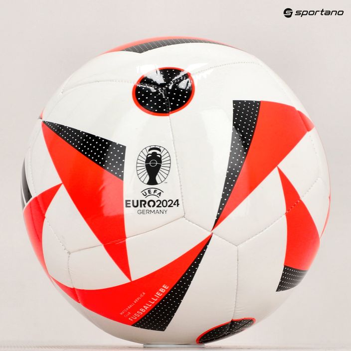 adidas Fussballiebe Club football white/solar red/black size 4 6