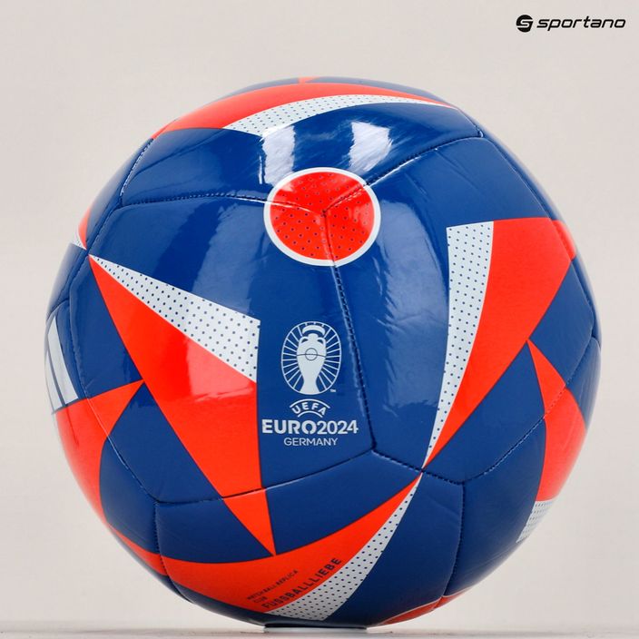 adidas Fussballiebe Club football glow blue/solar red/white size 5 6