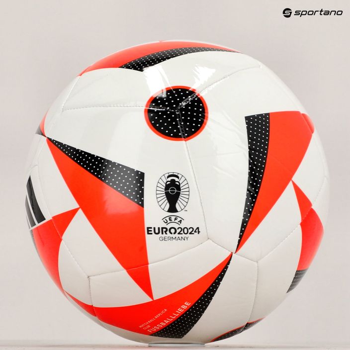 adidas Fussballiebe Club football white/solar red/black size 5 6