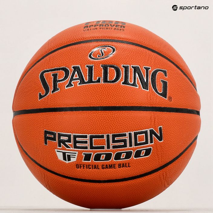 Spalding TF-1000 Precision Logo FIBA basketball 76965Z size 7 5