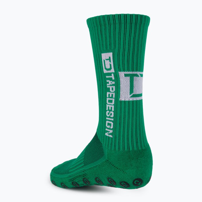 Men's Tapedesign anti-slip football socks green TAPEDESIGN GREEN 2