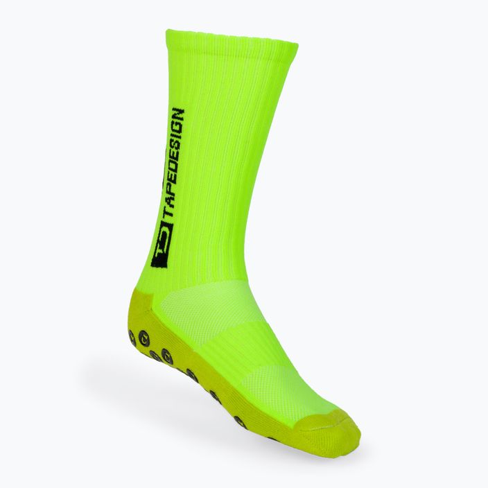 Tapedesign anti-slip football socks yellow