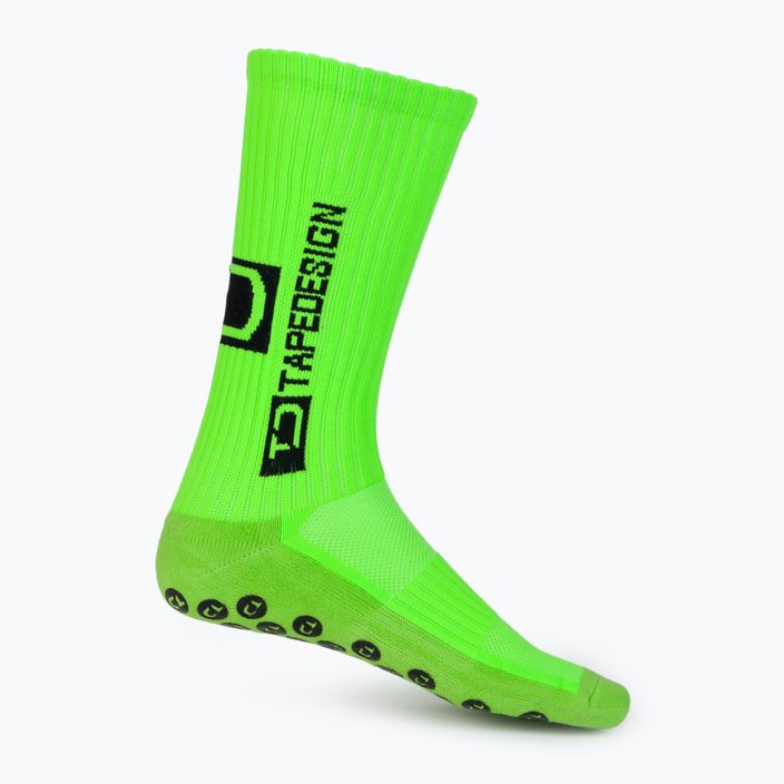 Tapedesign anti-slip football socks green 3