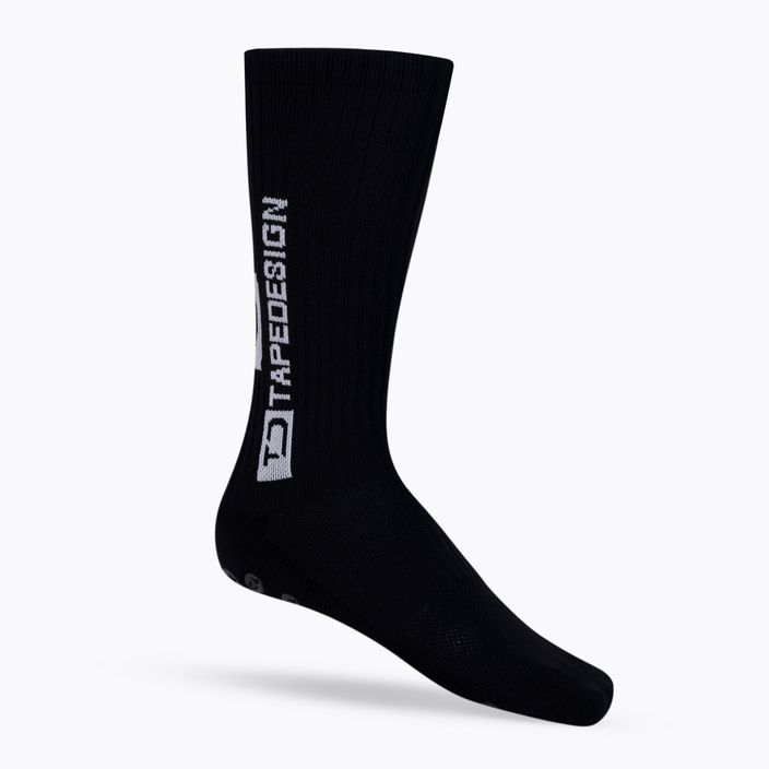 Men's Tapedesign anti-slip football socks black TAPEDESIGN BLACK