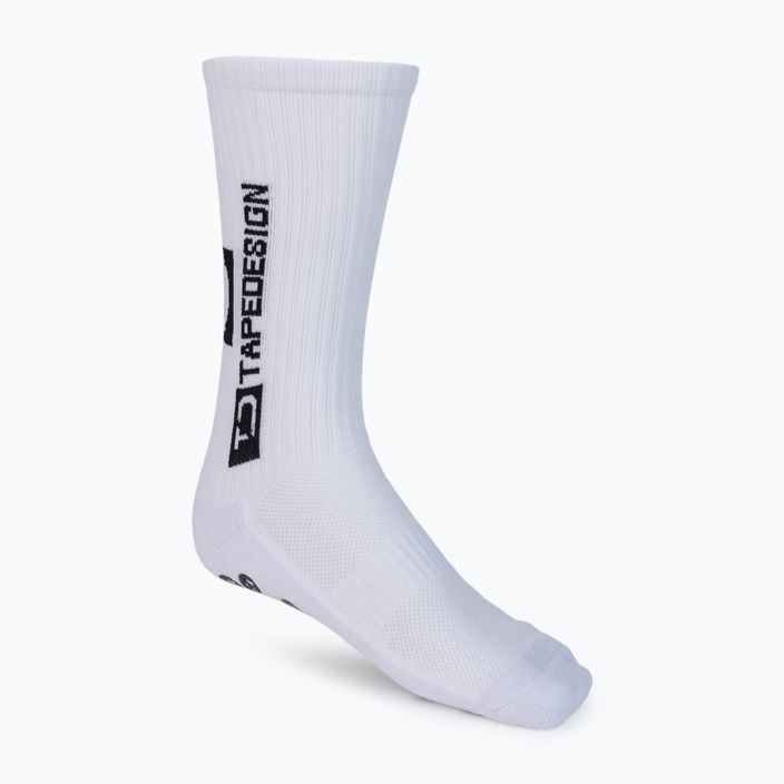 Men's Tapedesign anti-slip football socks white TAPEDESIGN WHITE