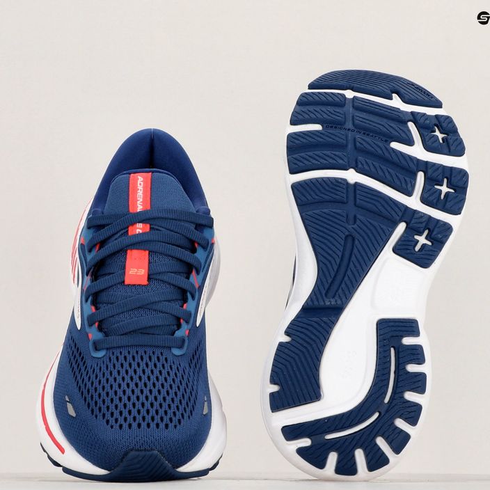 Women's running shoes Brooks Adrenaline GTS 23 blue/raspberry/white 10