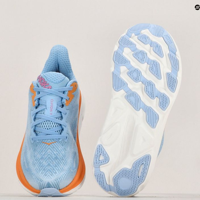 Women's running shoes HOKA Clifton 9 airy blue/ice water 9
