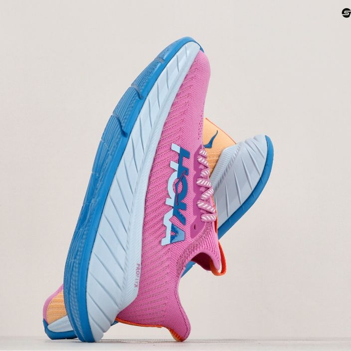 Women's running shoes HOKA Carbon X 3 cyclamen/impala 11