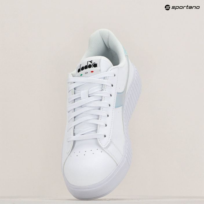 Women's shoes Diadora Step P Shimmer bianco/azzurro aria 8