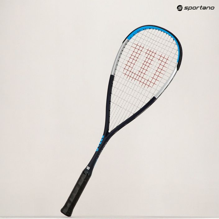 Wilson Ultra CV blue/silver squash racket 9