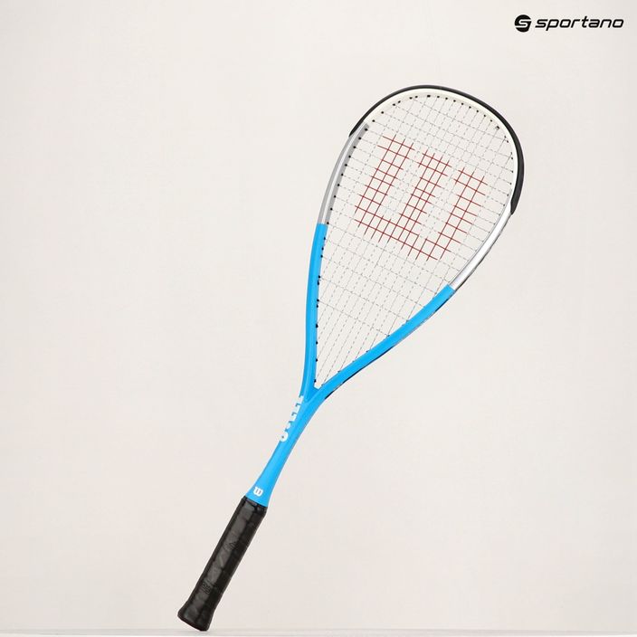 Wilson Ultra UL blue/silver squash racket 10
