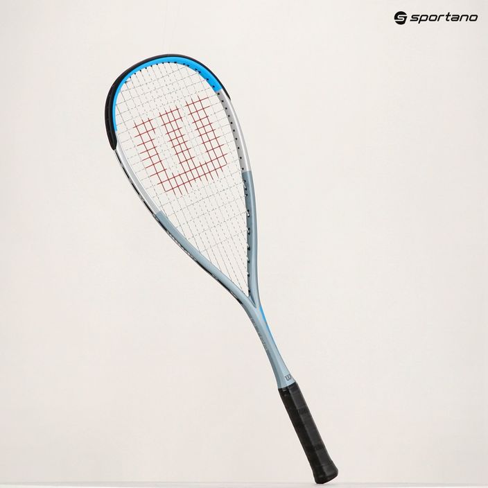 Wilson Ultra L blue/silver squash racket 10