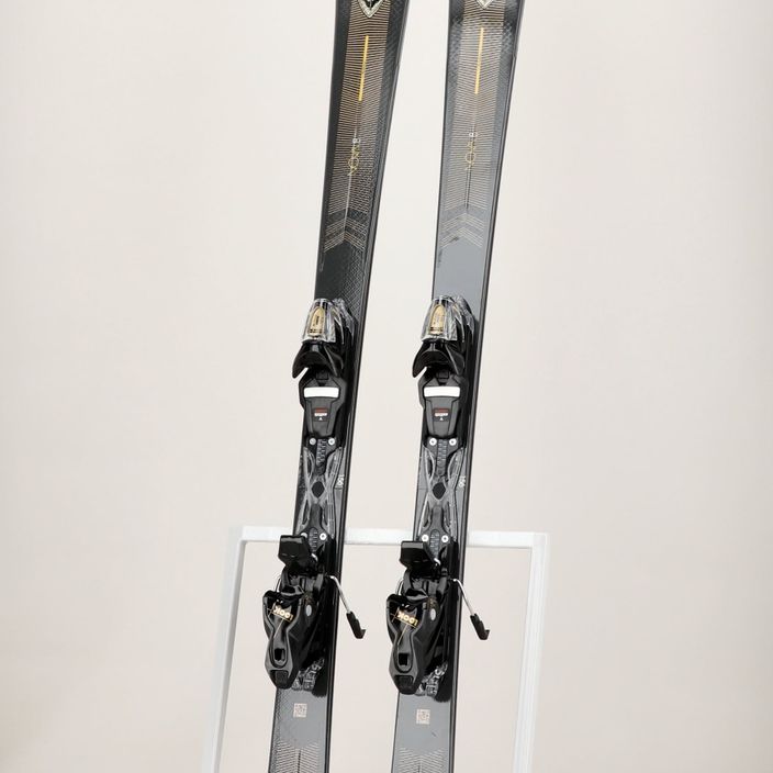 Women's downhill ski Rossignol Nova 8 + XP11 bindings dark grey/gold 8