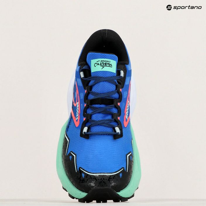 Brooks Caldera 7 men's running shoes victoria blue/black/spring bud 11