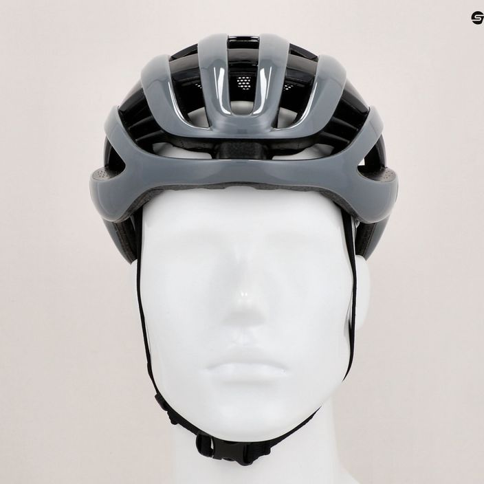 ABUS AirBreaker race grey bicycle helmet 11
