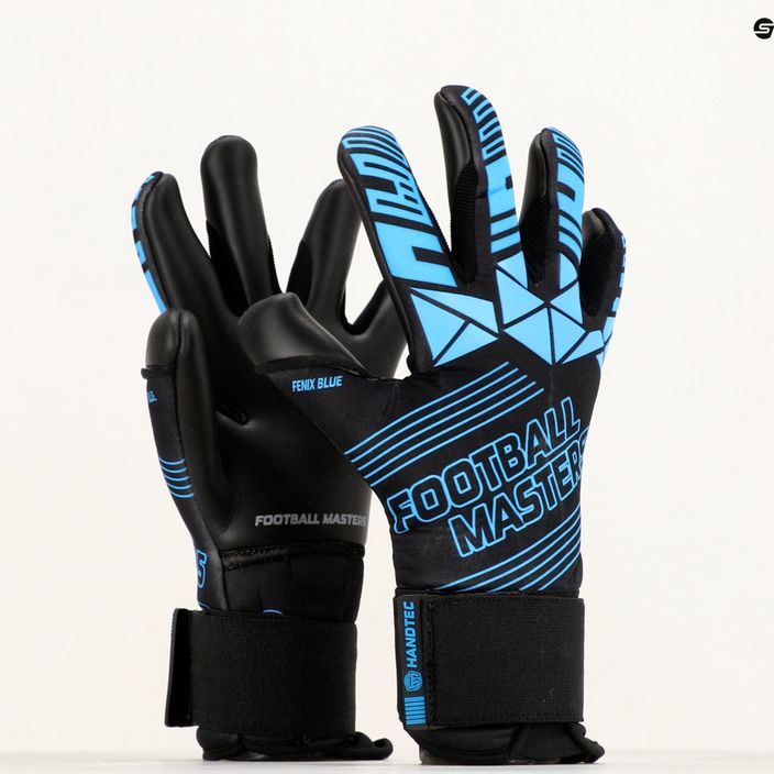 Football Masters Fenix blue children's goalkeeper gloves 1179-1 6