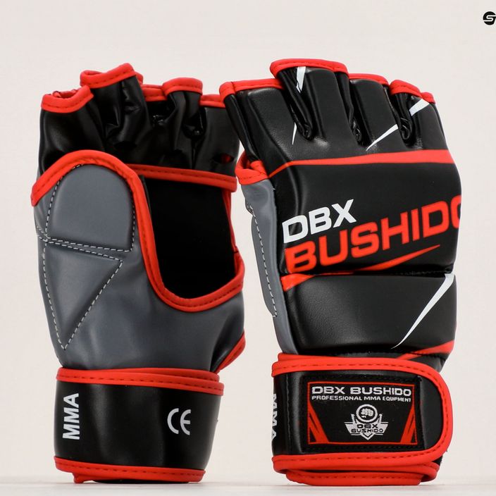 Training gloves for MMA and bag training DBX BUSHIDO black-red E1V6-M 16