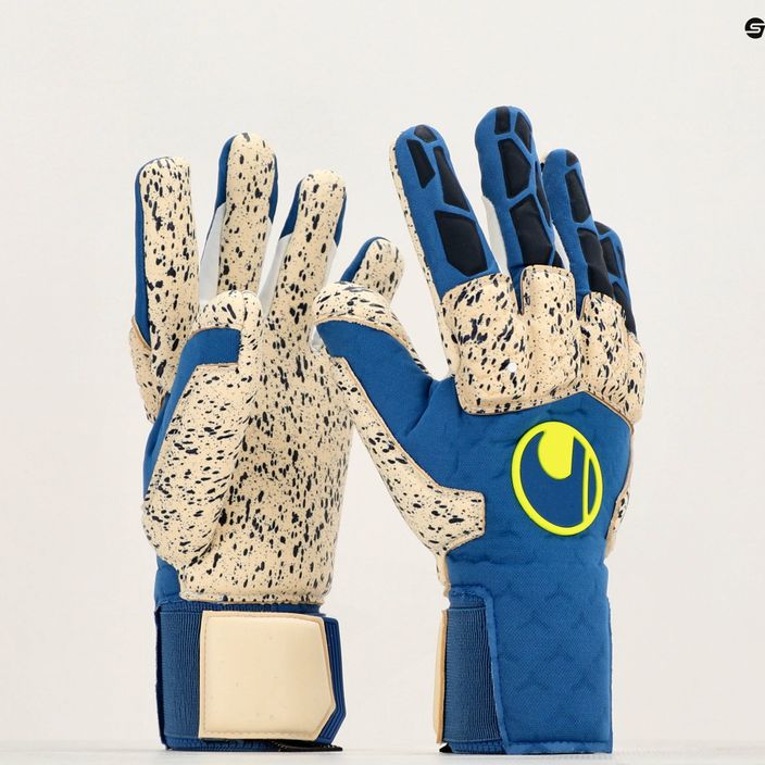 Uhlsport Hyperact Supergrip+ Reflex blue goalkeeper gloves 101123001 7