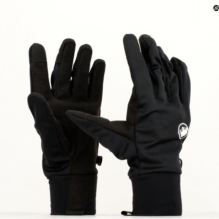 Mammut Astro black trekking gloves 10