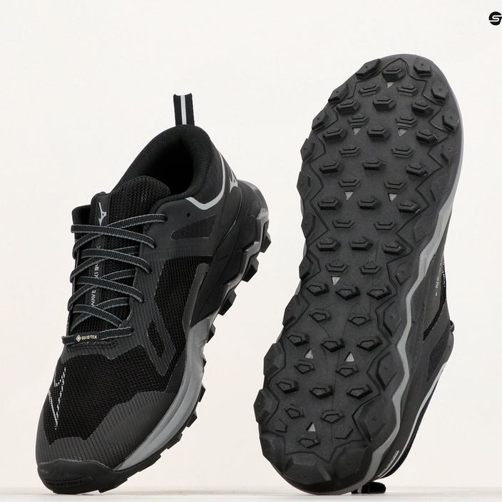 Men's running shoes Mizuno Wave Ibuki 4 GTX black/metallic gray/dark shadow 12