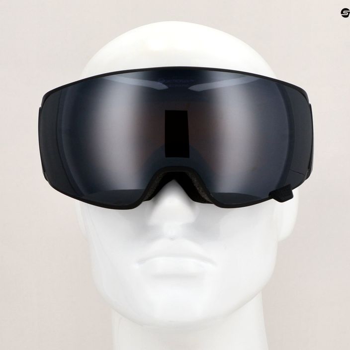Ski goggles Alpina Double Jack Mag Q-Lite black/rose matt/mirror black 7