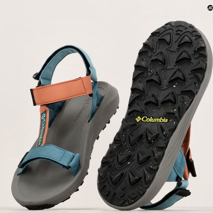 Columbia Globetrot men's sandals cloudburst/ napa green 13
