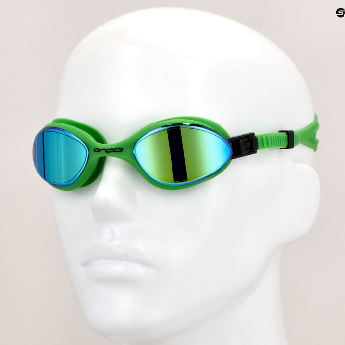 Orca Killa 180º mirror green swimming goggles 3