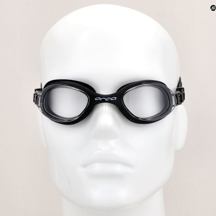 Orca Killa 180º clear black swim goggles 3