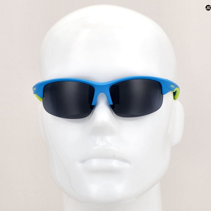Children's sunglasses Alpina Junior Flexxy Youth HR blue lime matt/black 7