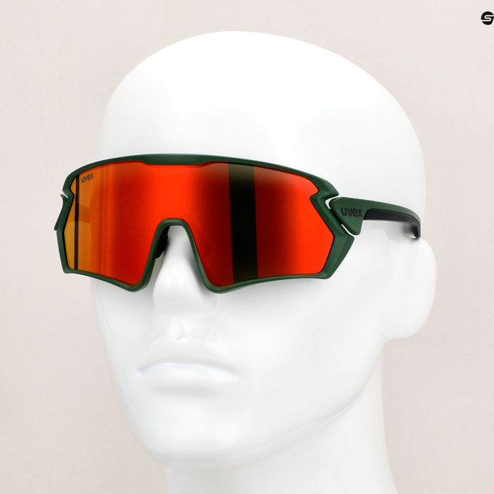 UVEX Sportstyle 231 forest mat/mirror red sunglasses 6