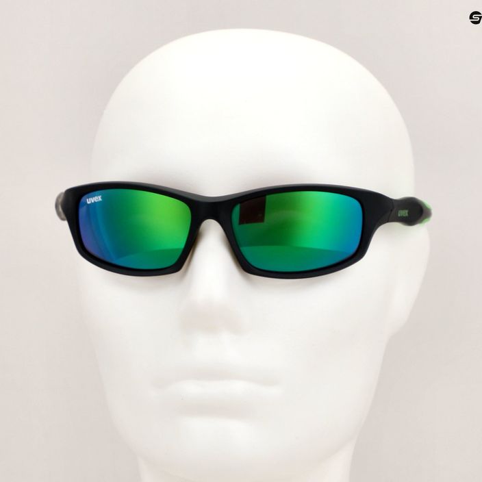 UVEX children's sunglasses Sportstyle 507 green mirror 12