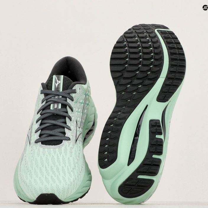 Men's running shoes Mizuno Wave Inspire 20 grayed jade/black oyster 10