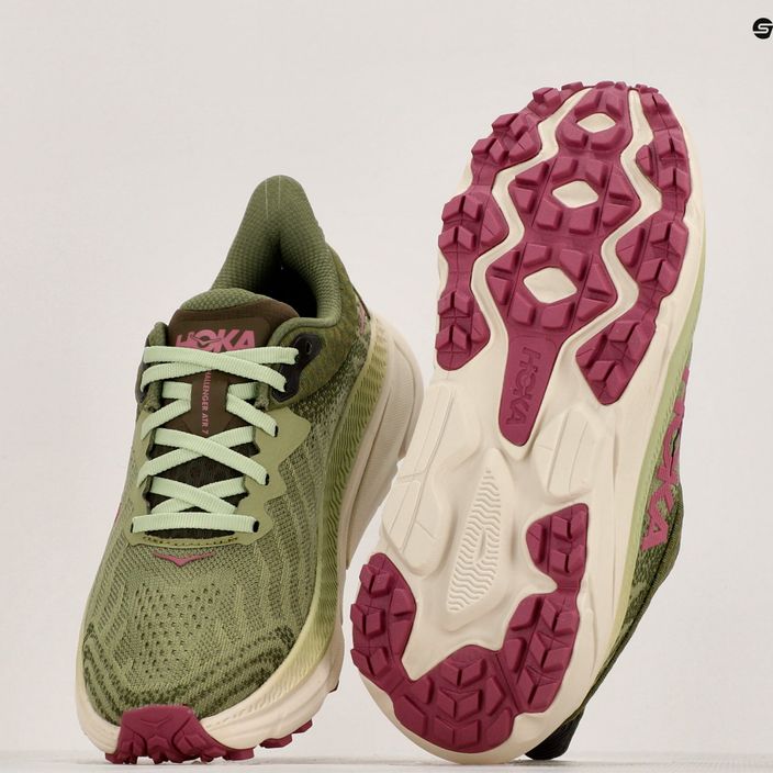 Women's running shoes HOKA Challenger ATR 7 forest floor/beet root 9