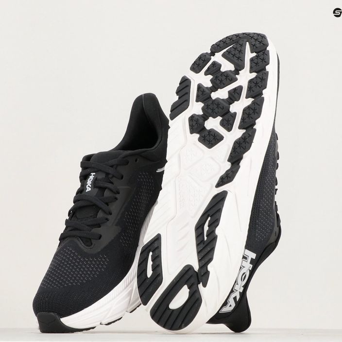 Men's running shoes HOKA Arahi 7 black/white 10