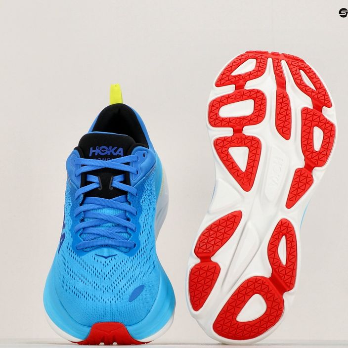 Men's running shoes HOKA Bondi 8 virtual blue/swim day 10