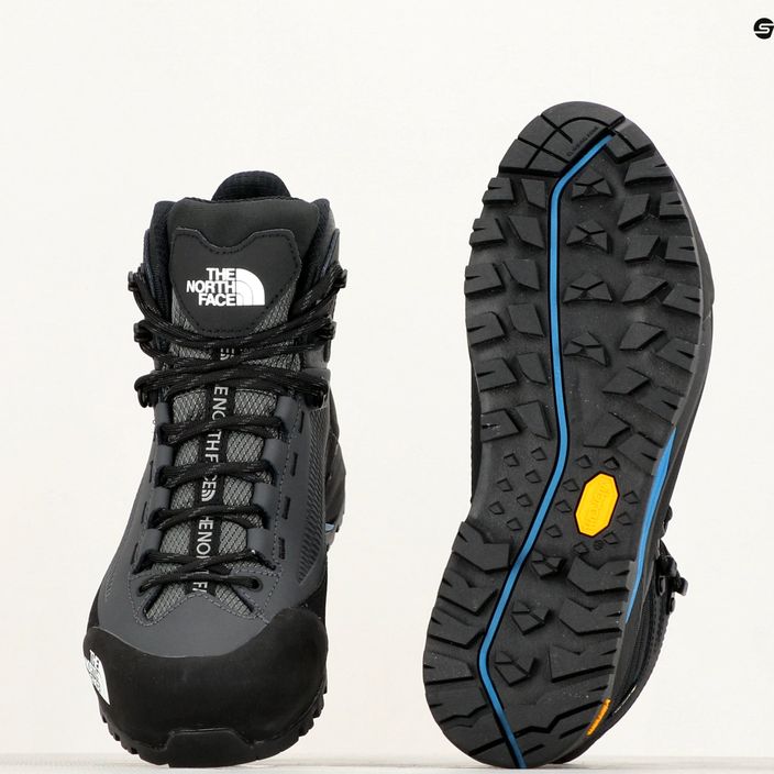 Men's high-mountain boots The North Face Verto Alpine Mid Gore-Tex asphalt grey/black 14
