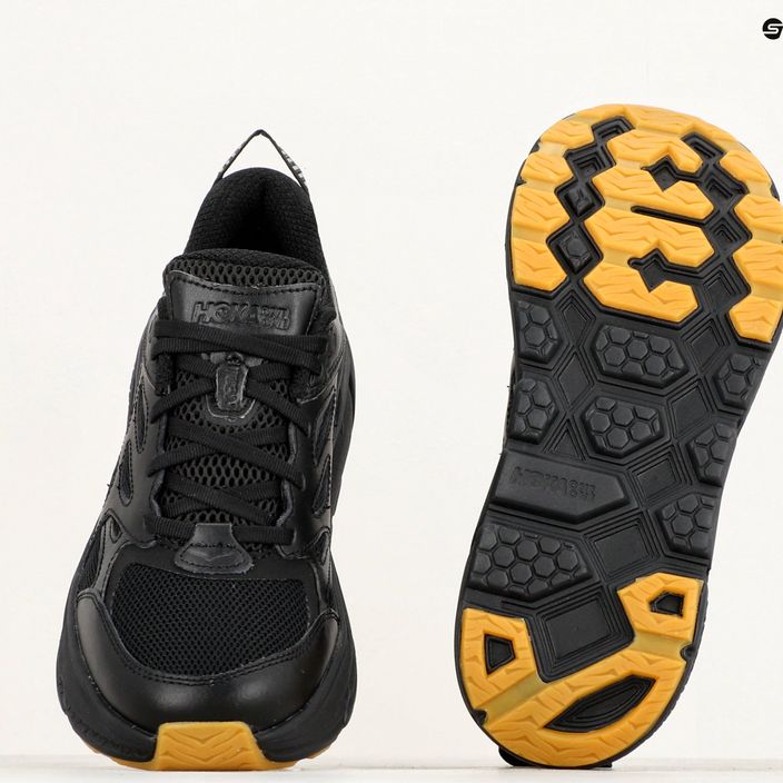 HOKA Clifton L Athletics black/black running shoes 17