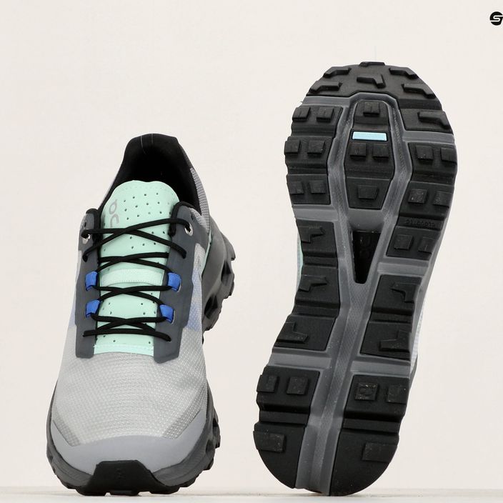 Men's On Running Cloudvista alloy/black running shoes 15
